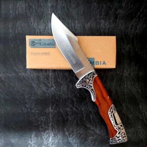 چاقو جیبی سناتور کلمبیا اورجینال دسته چوبی کیفیت بسیار بالا3157