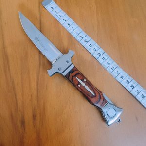 A123 چاقو جیبی کلمبیا  با غلاف کار اصل و اورجینال (دسته مشکی)