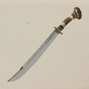 شمشیر دائو سلطنتی دسته طرح شاخ گوزن