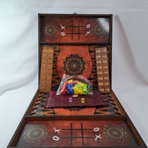 پک 9 بازی (تخته نرد+شوتبال+دوز+مارپله+منچ+مارپله+شطرنج+....) اصل