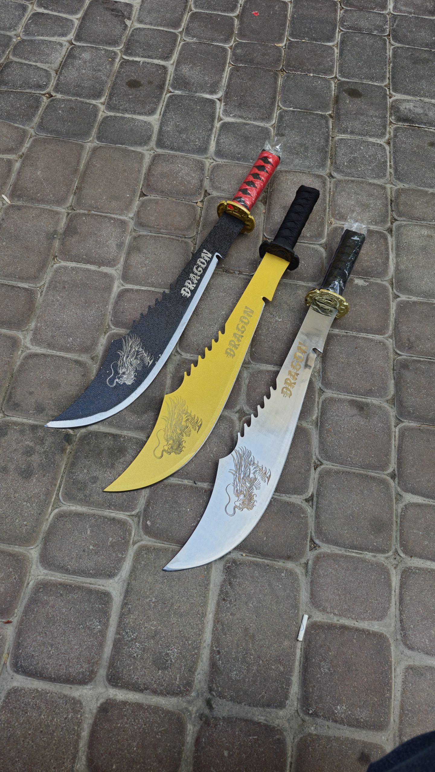 🗡️ بامبوزن مدل دراگون ۶۰ سانتی با غلاف رایگان لاتی گرد 🗡️ - Image 3