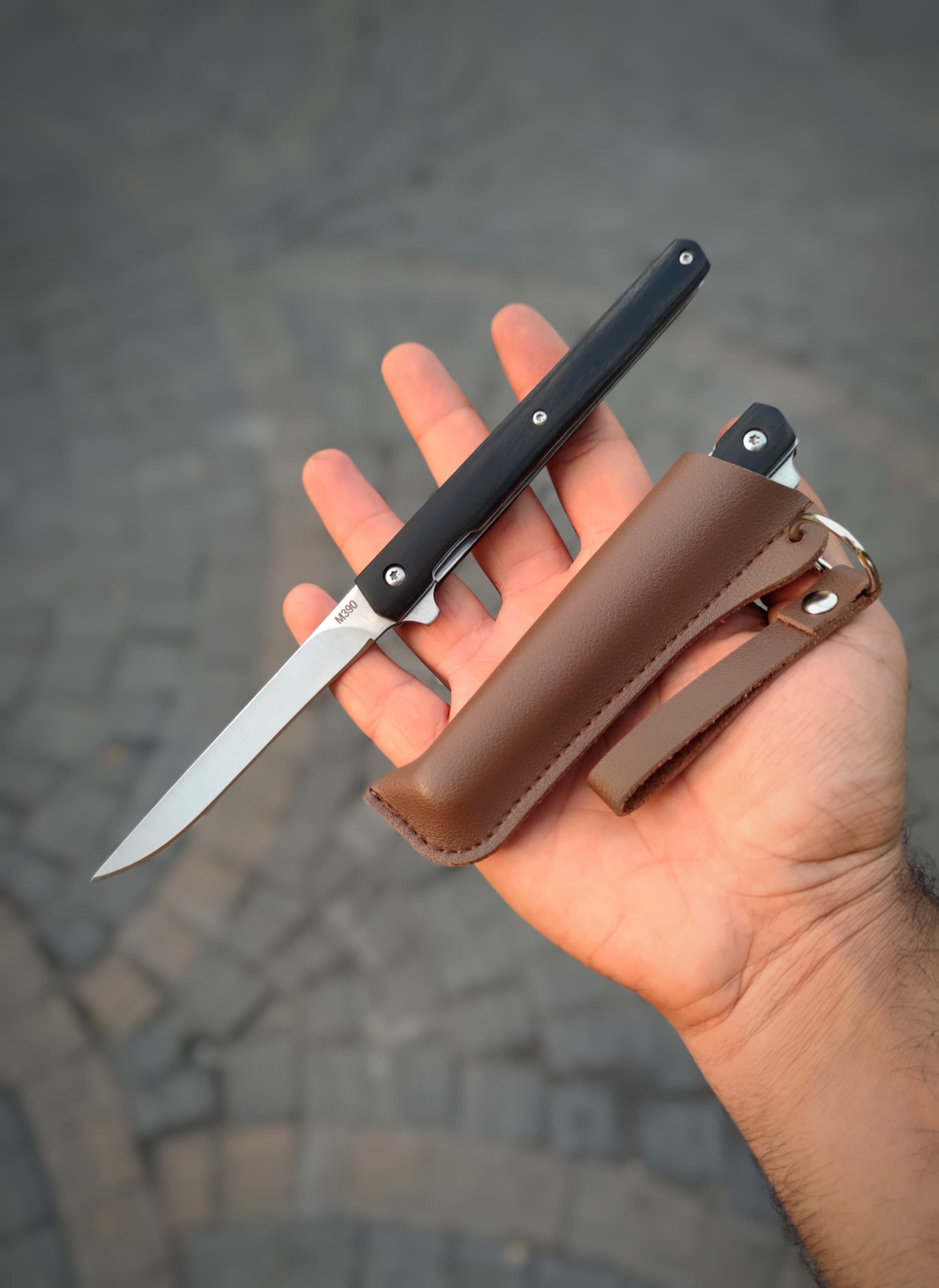 چاقو ام 390 چوب ونگه