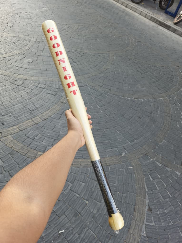 چوب بیسبال هارلی کوئین رنگ چوب