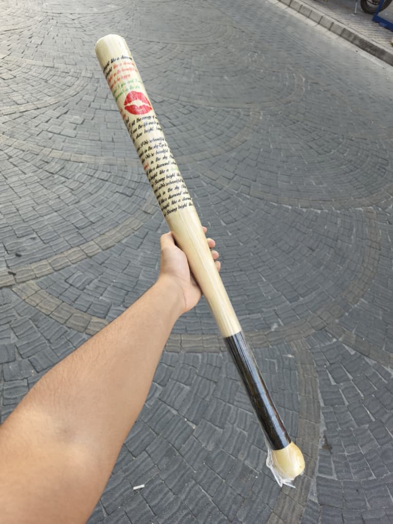 چوب بیسبال هارلی کوئین رنگ چوب - Image 3