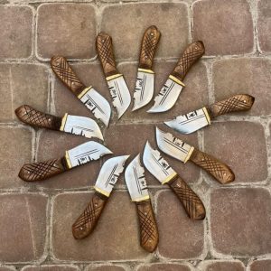 تیزی دسته چوبی اعلا خنجری خادم + با غلاف رایگان