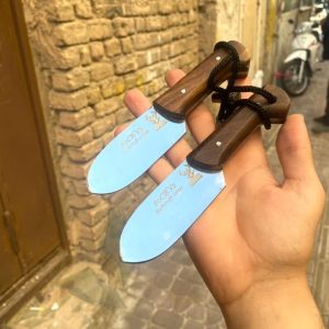 تیزی دسته چوبی بند دار + با غلاف رایگان