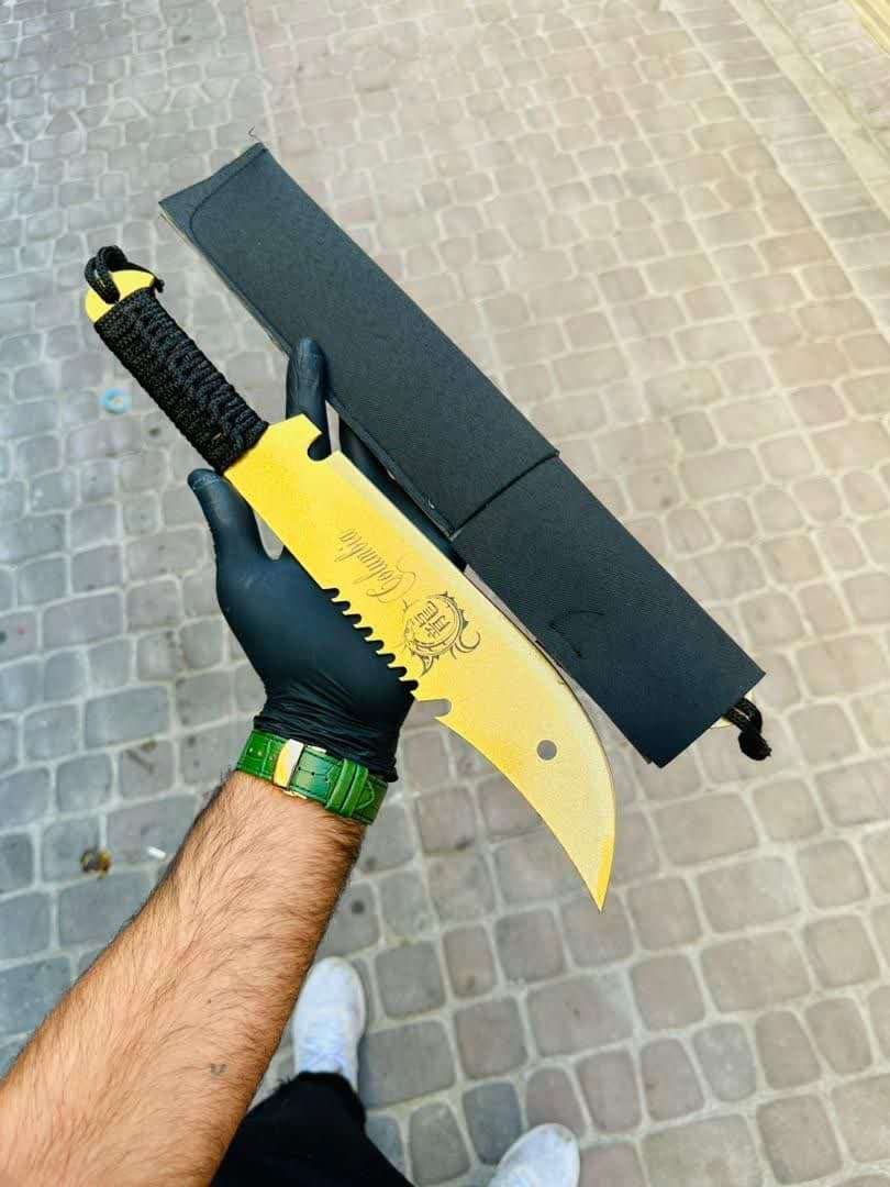 کارد شکاری کلمبیا طلایی 40 سانتی