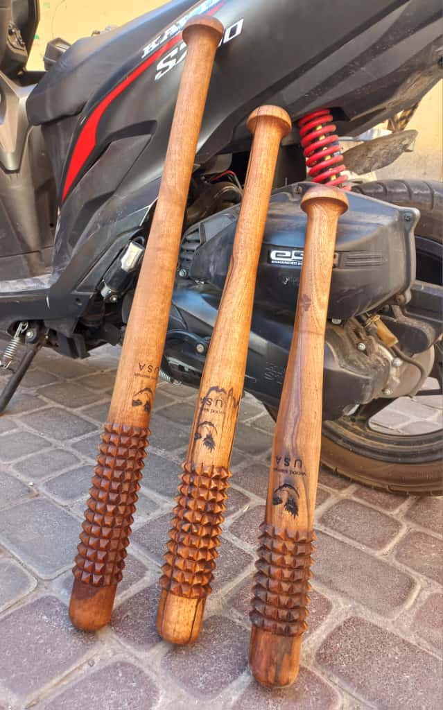 چوب بیسبال 55 سانتی گرزی (گرجی) 100درصد چوب گردو - Image 2