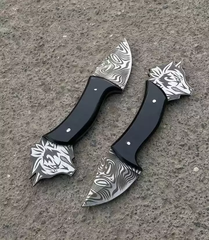 تیزی گرگ طرح دمشقی + با غلاف رایگان