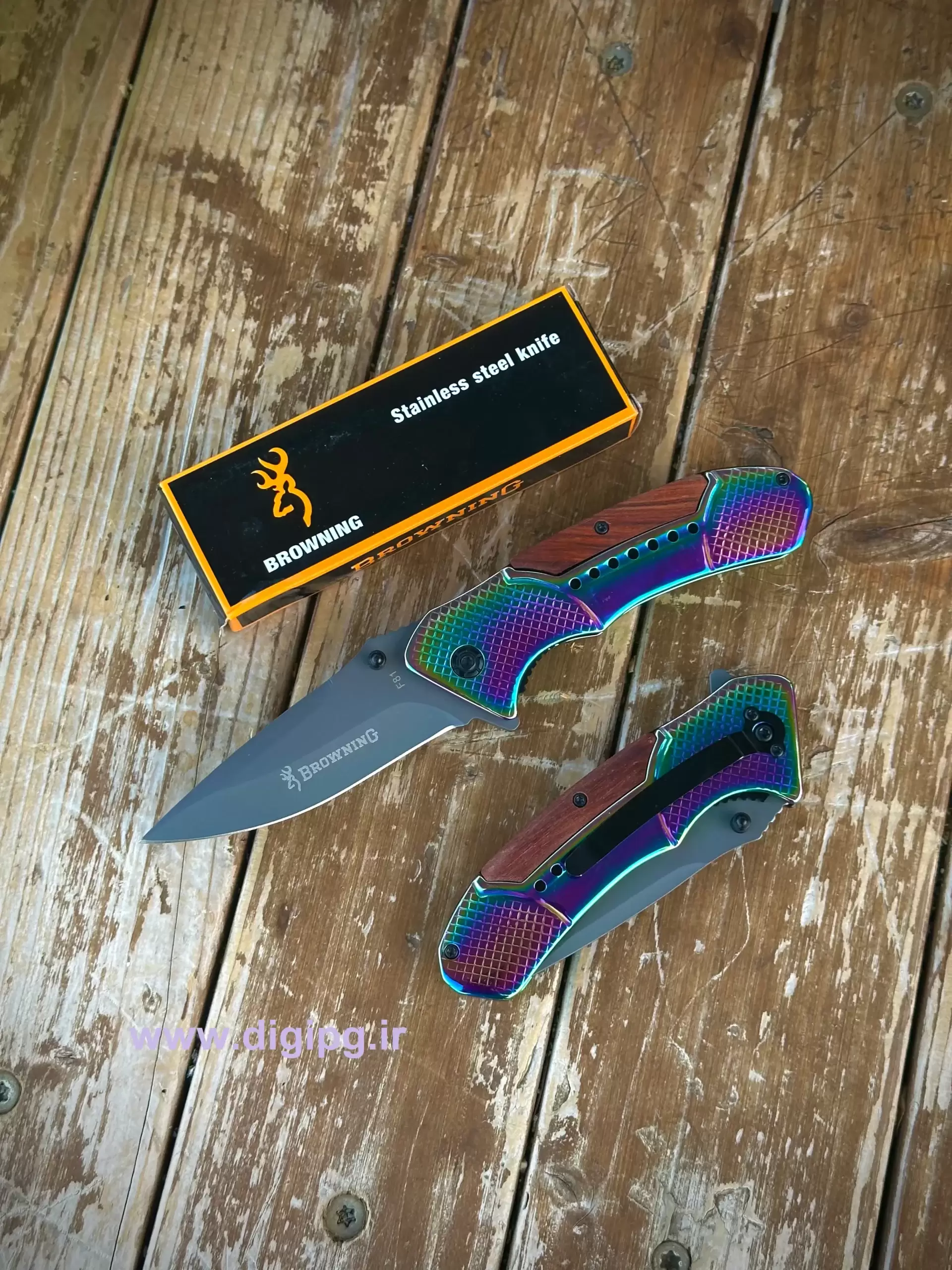 چاقو برونینگ F81 (هفت رنگ) اورجینال