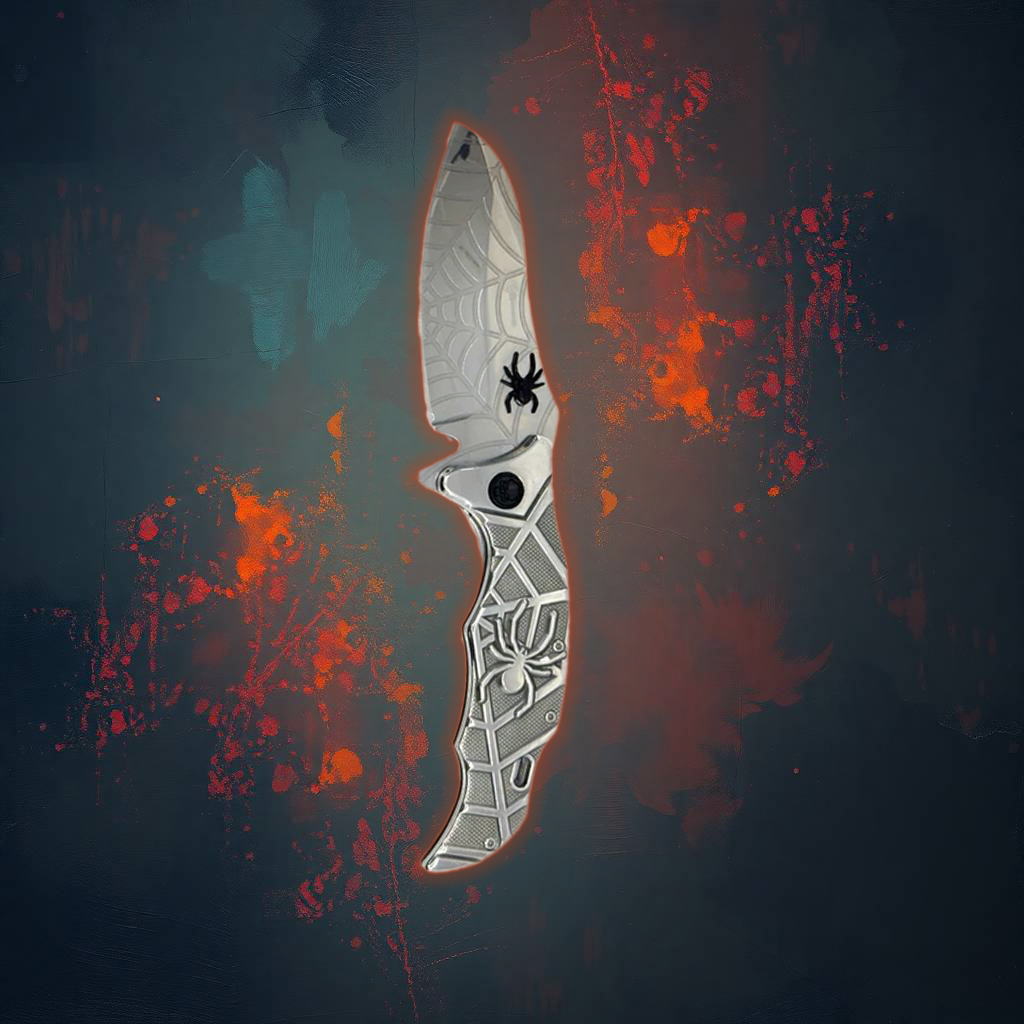 چاقوی جیبی وارداتی Silver spider