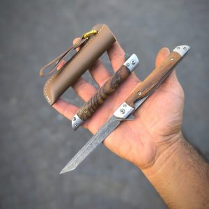 چاقو جیبی m390 طرح دمشقی