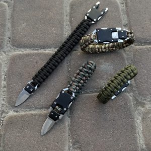 دستبند پاراکورد چاقو دار
