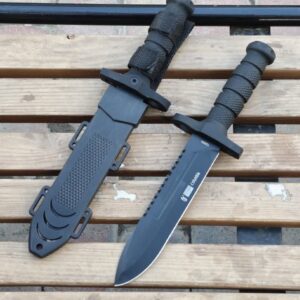 چاقوی شکاری طرح M9 کلمبیا 1318A - اره دار، فولاد، غلاف تاکتیکی