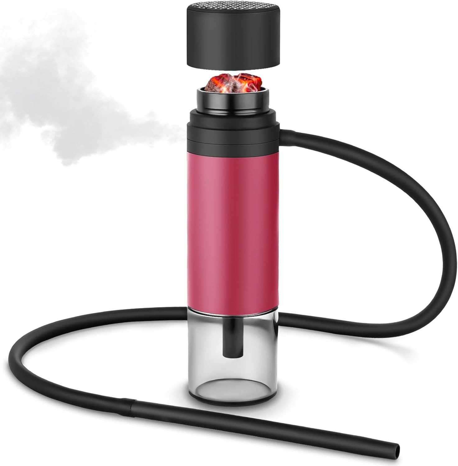 بخور مسافرتی و ماشینی Hookah (اورجینال) مشکی اصل به شرط کامدهی و طعم عالی و ( این محصول مشابه هم دارد که کیفیت بدنه آن بسیار پایین است در خرید خود دقت کنید)