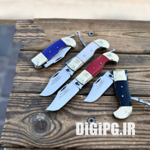 چاقو دنده ای فولادی 17 سانتی زنجان رنگبندی موجود ارسال از زنجان