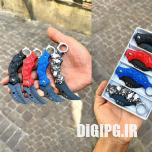 چاقو کارامبیت تاشو 4 رنگ موجود سایز کوچک