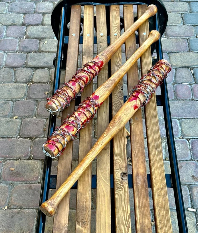 چوب بیسبال سیم خاردار ۷۵ سانت دکوری