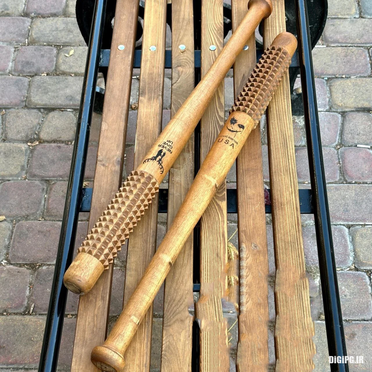 چوب بیسبال گرز سایز 3 بزرگترین سایز جنس ساخت از گردو