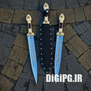 نیمچه وسط طرح شاخ با غلاف 40cm ساخت زنجان