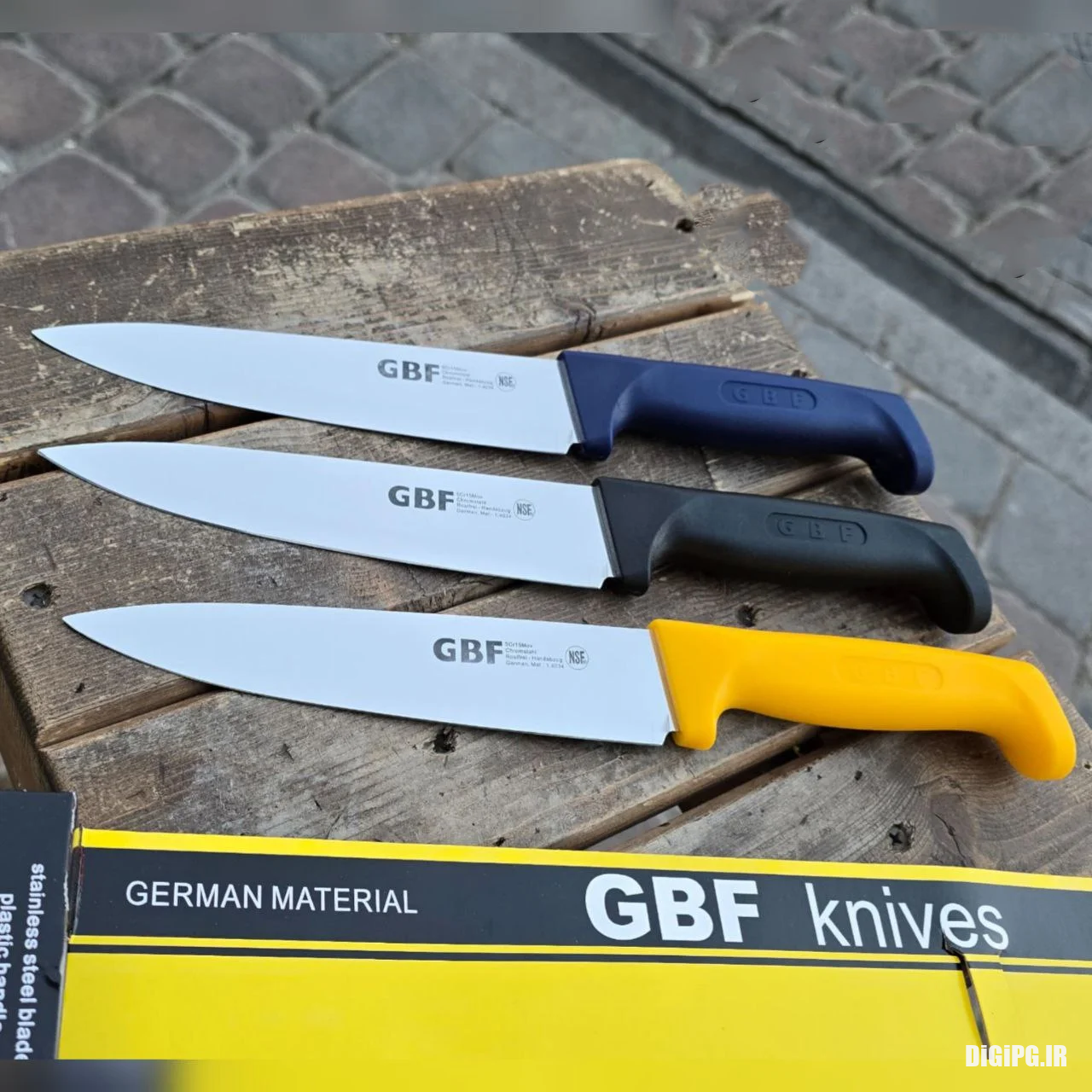 چاقو GBF سایز ۷۲۲ در سه رنگ تیغه با کیفیت