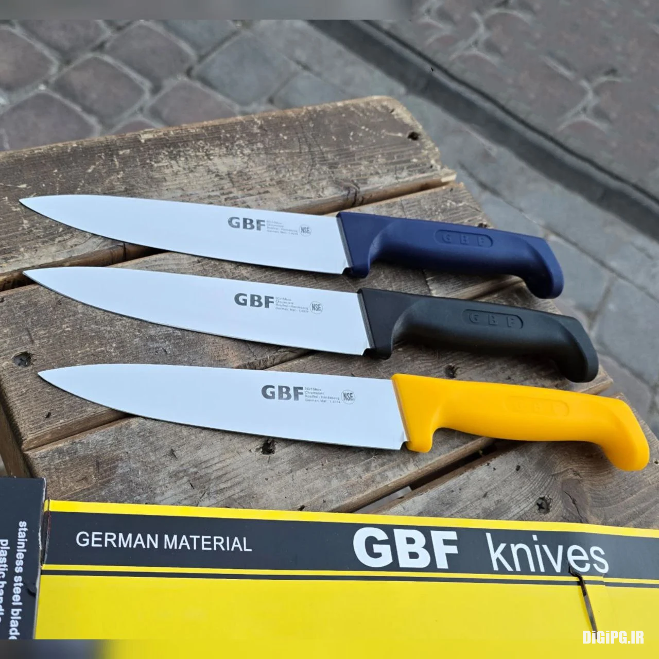 چاقو GBF سایز ۷۲۲ در سه رنگ تیغه با کیفیت