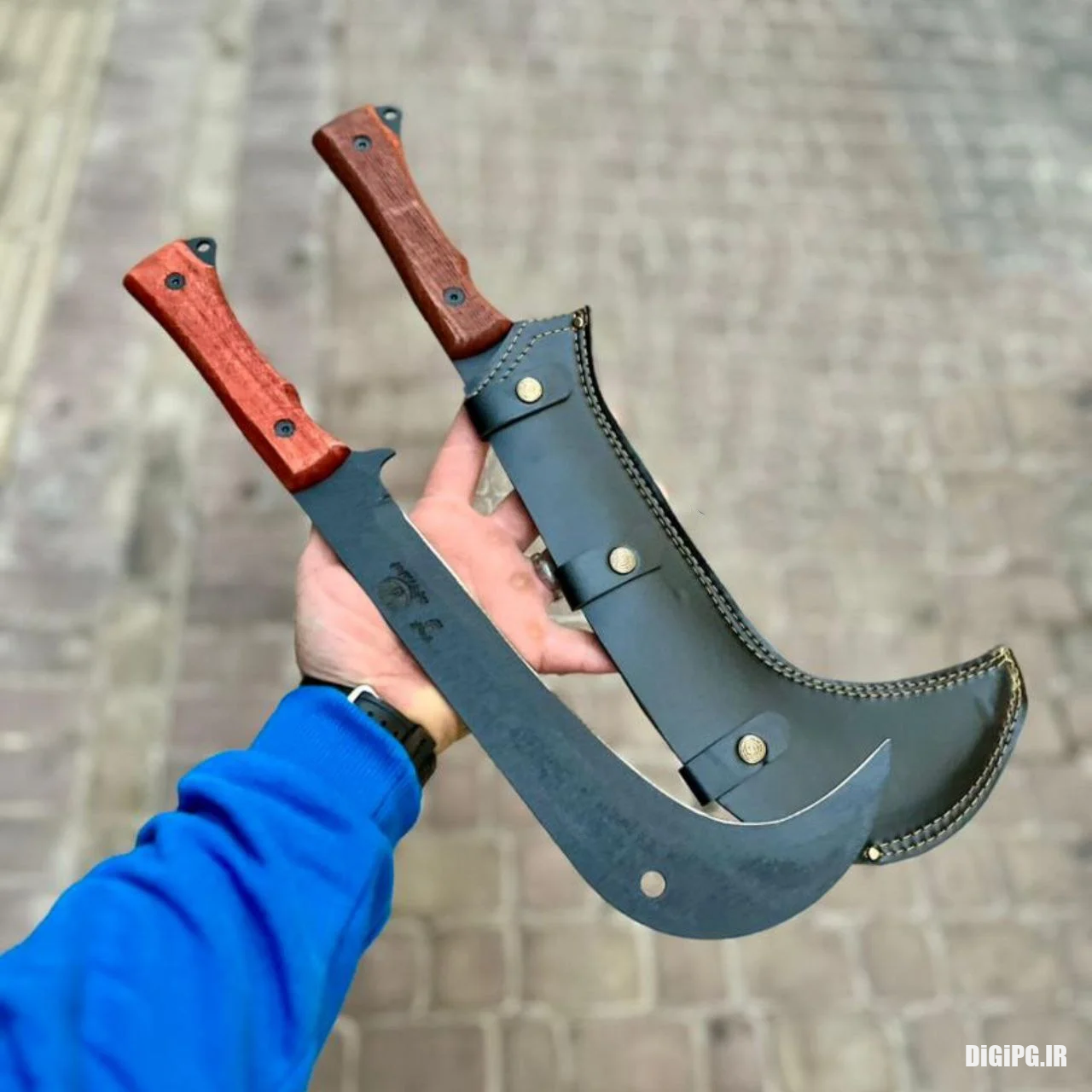 داس بزرگ مروارید باغلاف قوس دار مخصوص کشاورزی