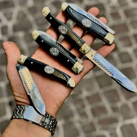 چاقو میوه خوری زنجان درحالت باز ۱۸ سانت