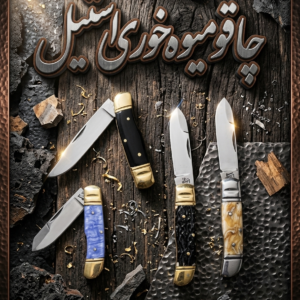 چاقوی میوه‌خوری فولادی استیل با طراحی زیبا و دسته مقاوم
