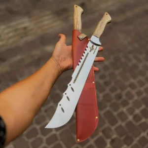 بامبوزن تیغه فنر شیار دار ۵۰ سانت اهورا بهمراه غلاف