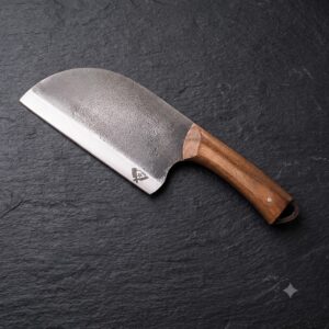 ساطور منحنی دسته چوبی صربستانی