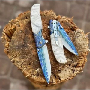 چاقو برونینگ دسته صدفی
